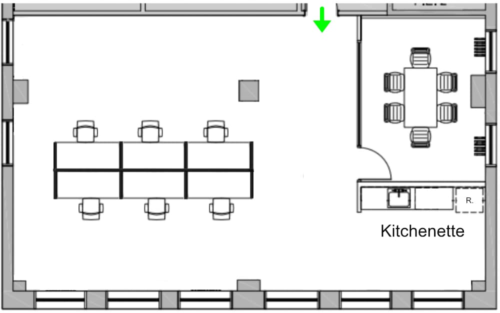 floor plan | office sublets