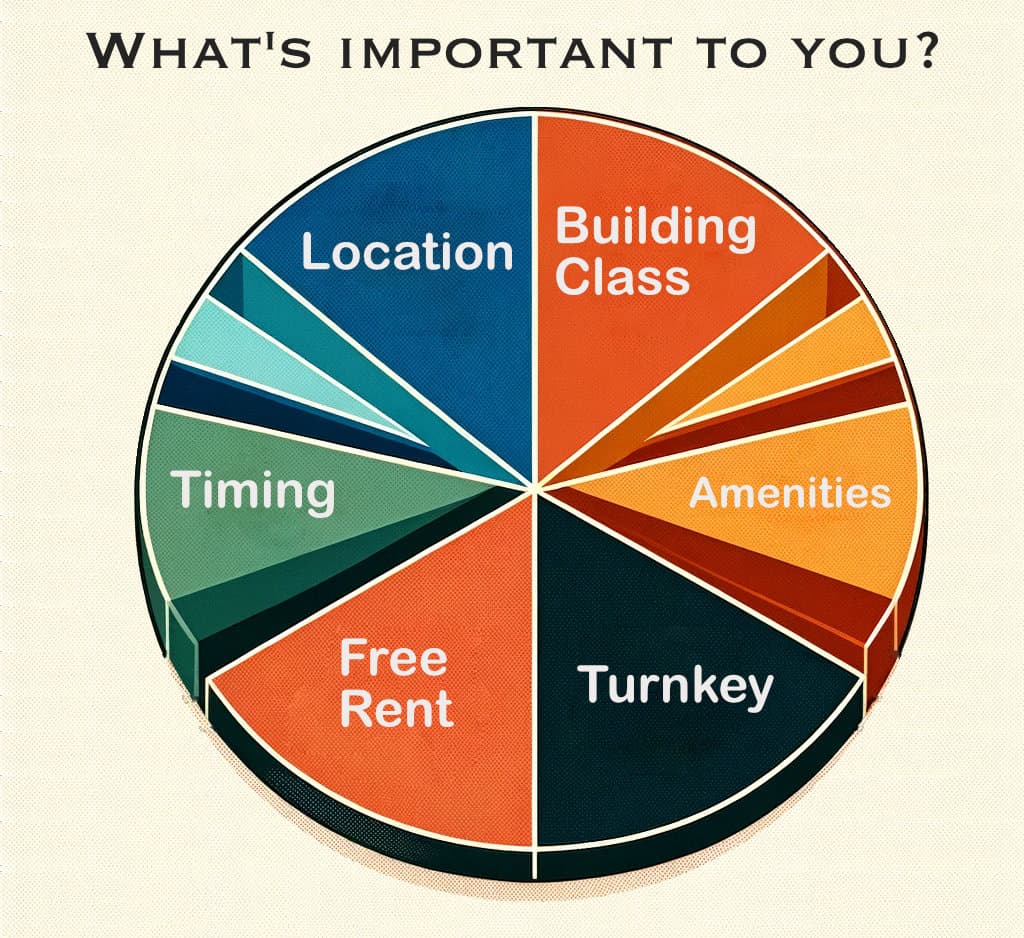 important office leasing factors | office sublets