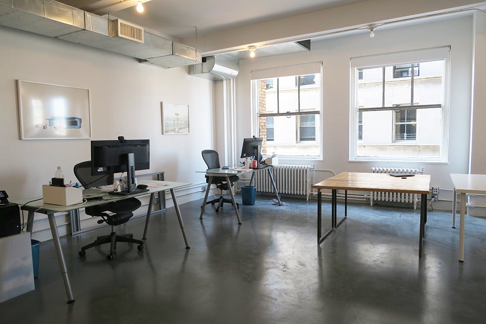 soho shared office space for sublease