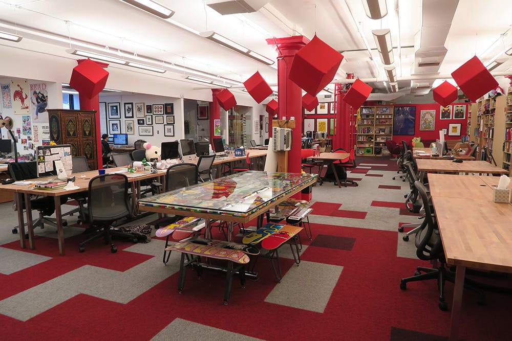 creative open office space in flatiron district