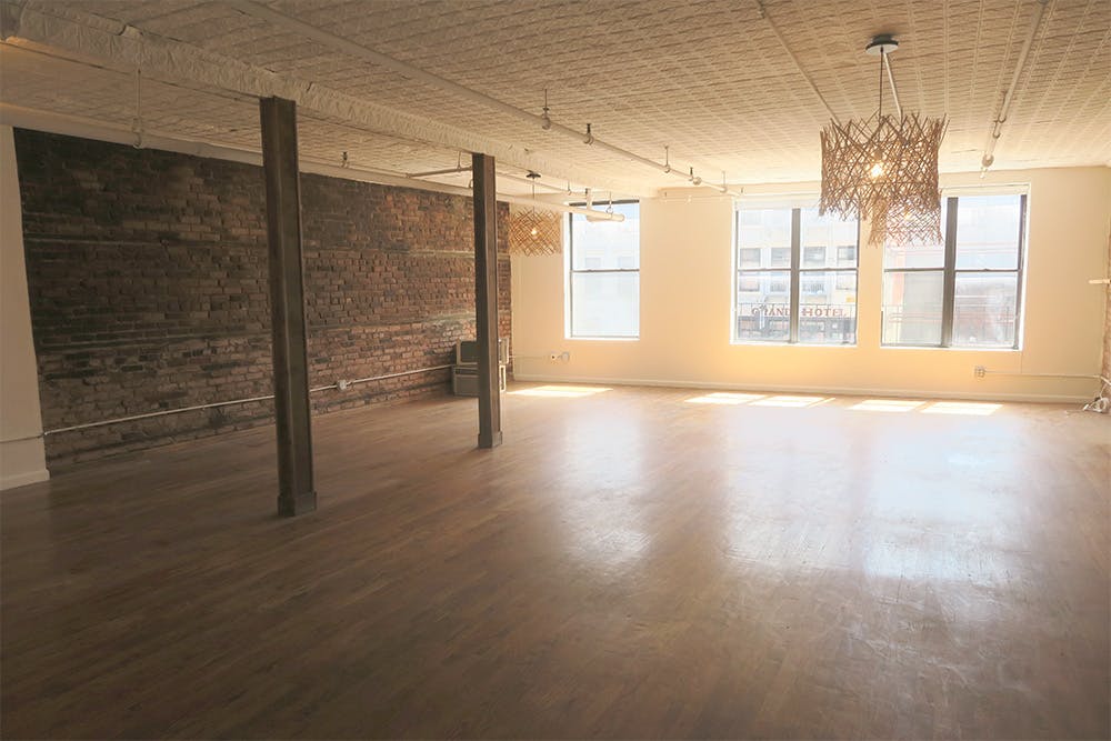 open loft office space for lease on bowery