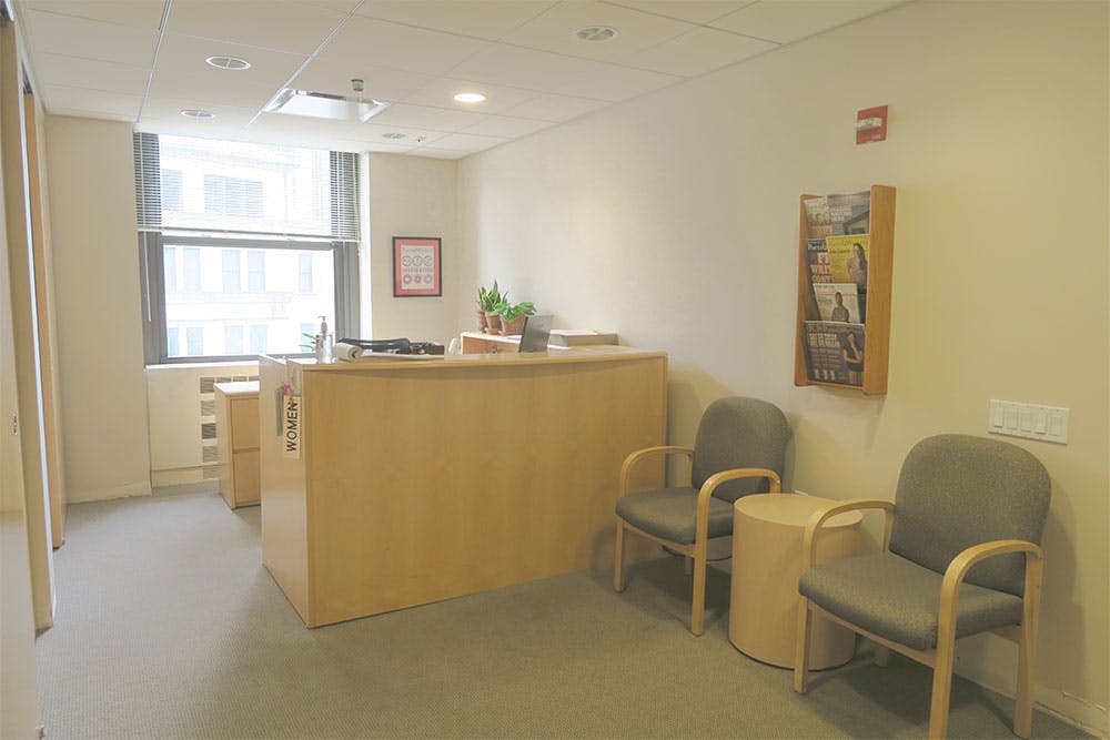 Office sublease in financial district